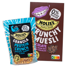 Holie's granola of crunchy muesli